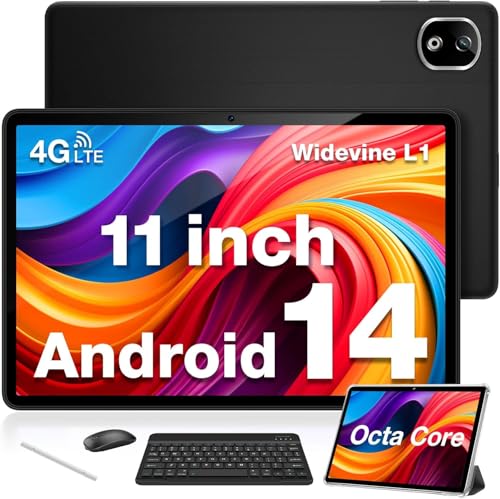 DOOGEE T30E Tablet 11 Pulgadas, Android 14, 8000mAh, 9GB RAM+128GB ROM, 13MP+5MP, 4G LTE/5G WiFi,...
