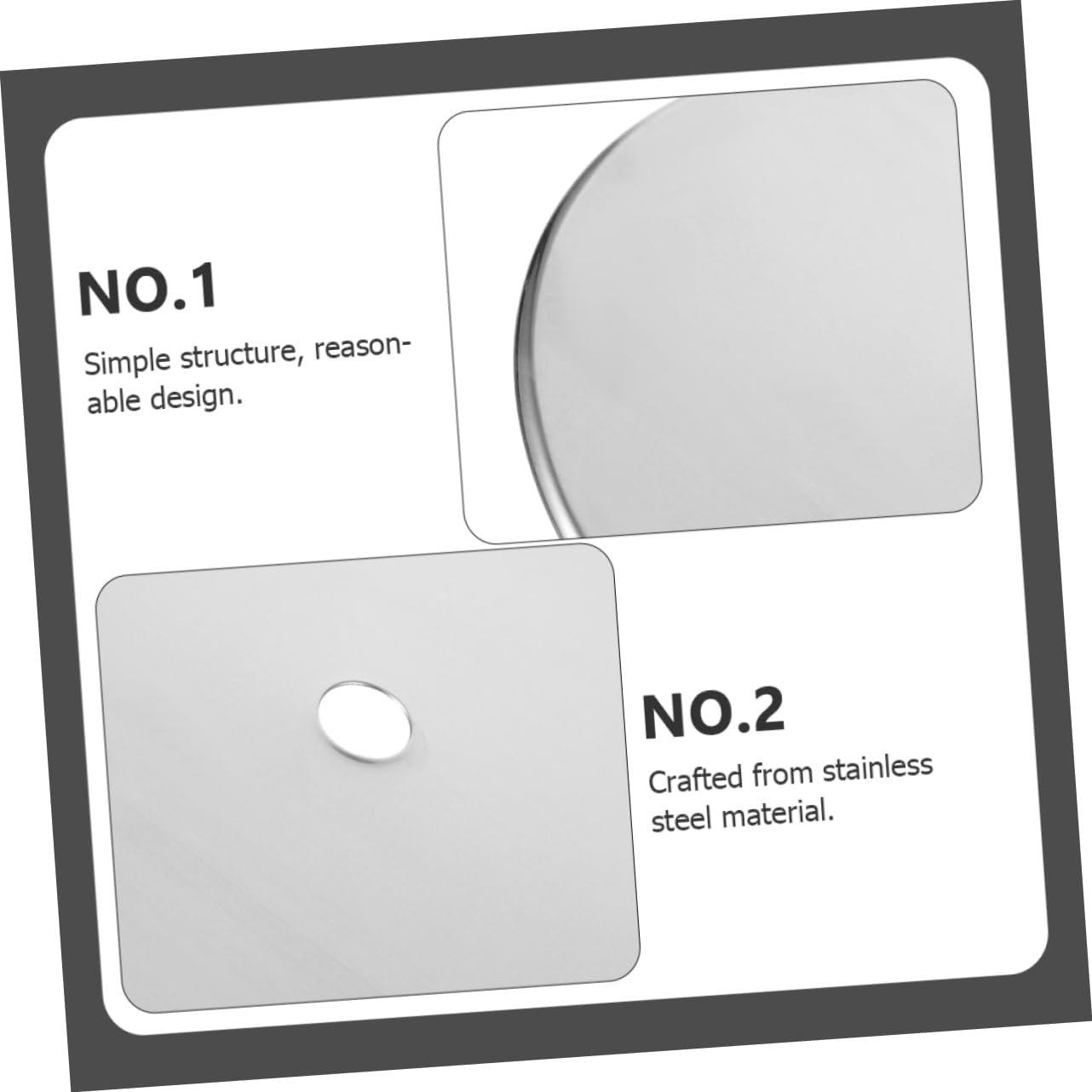 Cabilock Stainless Steel Heat Diffuser for Induction Cookers Adapter Plate for Hot Pot Tables and Easy to Various Induction Models