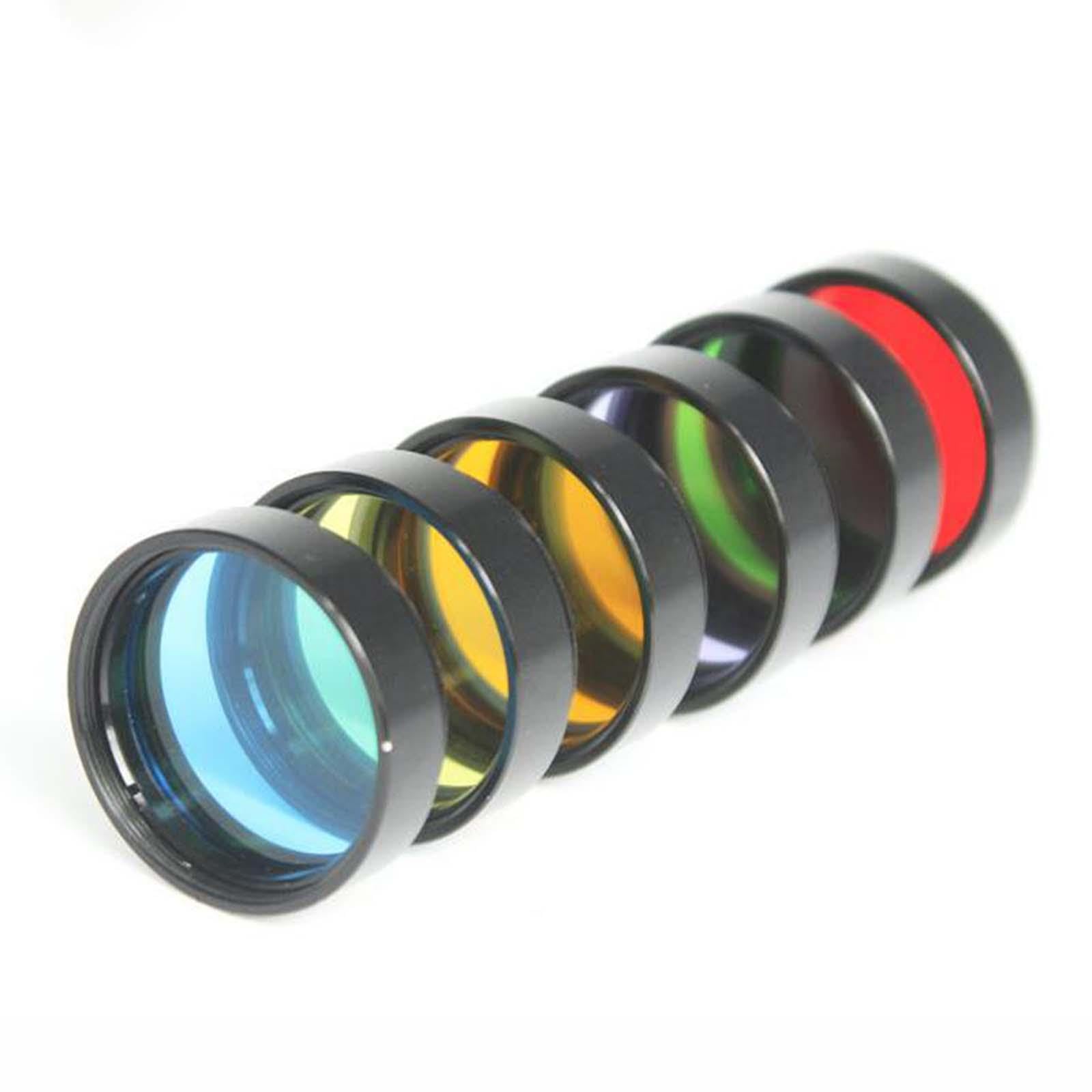 Set di 2 filtri per telescopio, 6 colori, per telescopio, accessori di ricambio