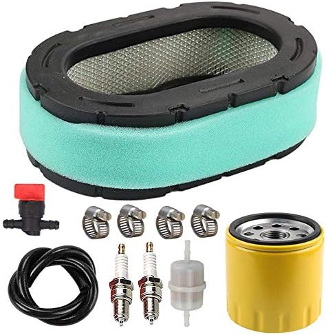 32-083-09-S Air Filter with 52 050 02-S Oil Filter Spark Plug Tune Up Kit Compatible with Kohler 32 083 09 32 883 09-S1 KT610 KT620 KT715 KT725 KT730 KT735 KT740 KT745 19HP-26HP Engine MTD Lawn Mower image 5