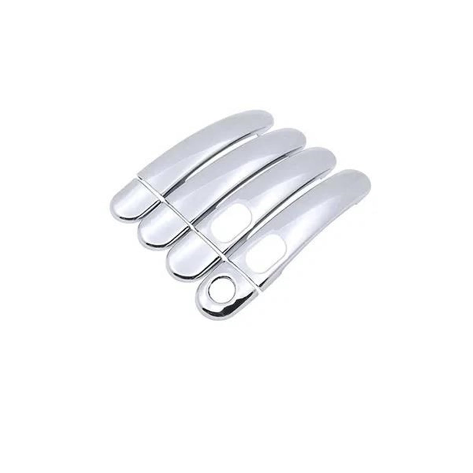 NOHEEU for VW for Polo 5 MK5 Vivo Ameo Vento 09~17 Car Door Handles Covers Exterior Scratch Protective Decor Accessories(Style2)