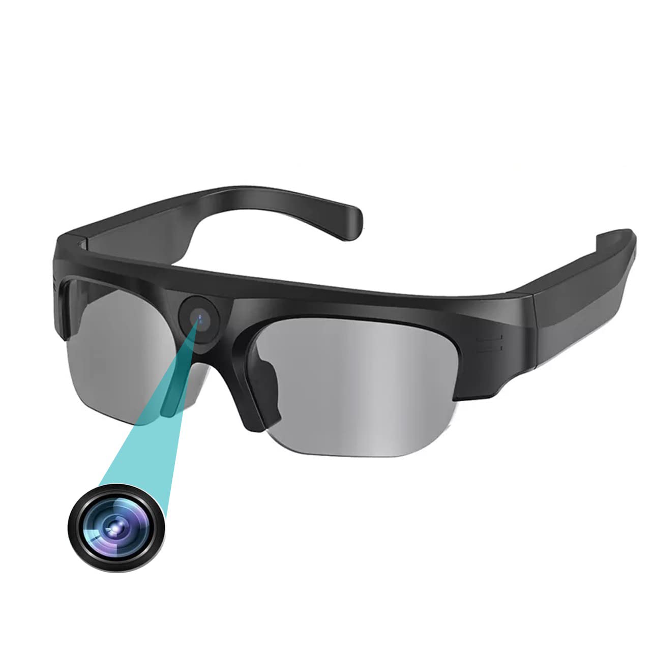 Buy LEQTRONIQ Smart Video Camera Glasses; 4K Photo & 2K Video Recording