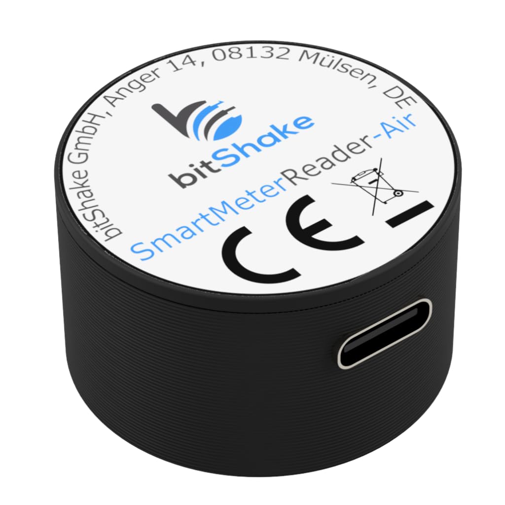 bitShake SmartMeterReader - AIR | WiFi | TASMOTA vorinstalliert | WLAN | MQTT | IR Lesekopf