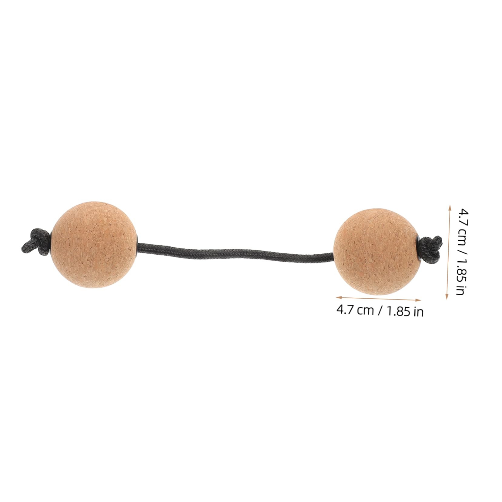 Kashaka Shaker Musical Main, 2 Paires, Bois et Sable