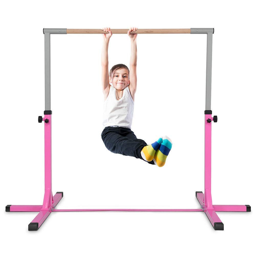 Stoge Removable Gymnastics Junior Traning Horizontal Bar Expandable Bar Height Adjustable Home Fitness Equipment