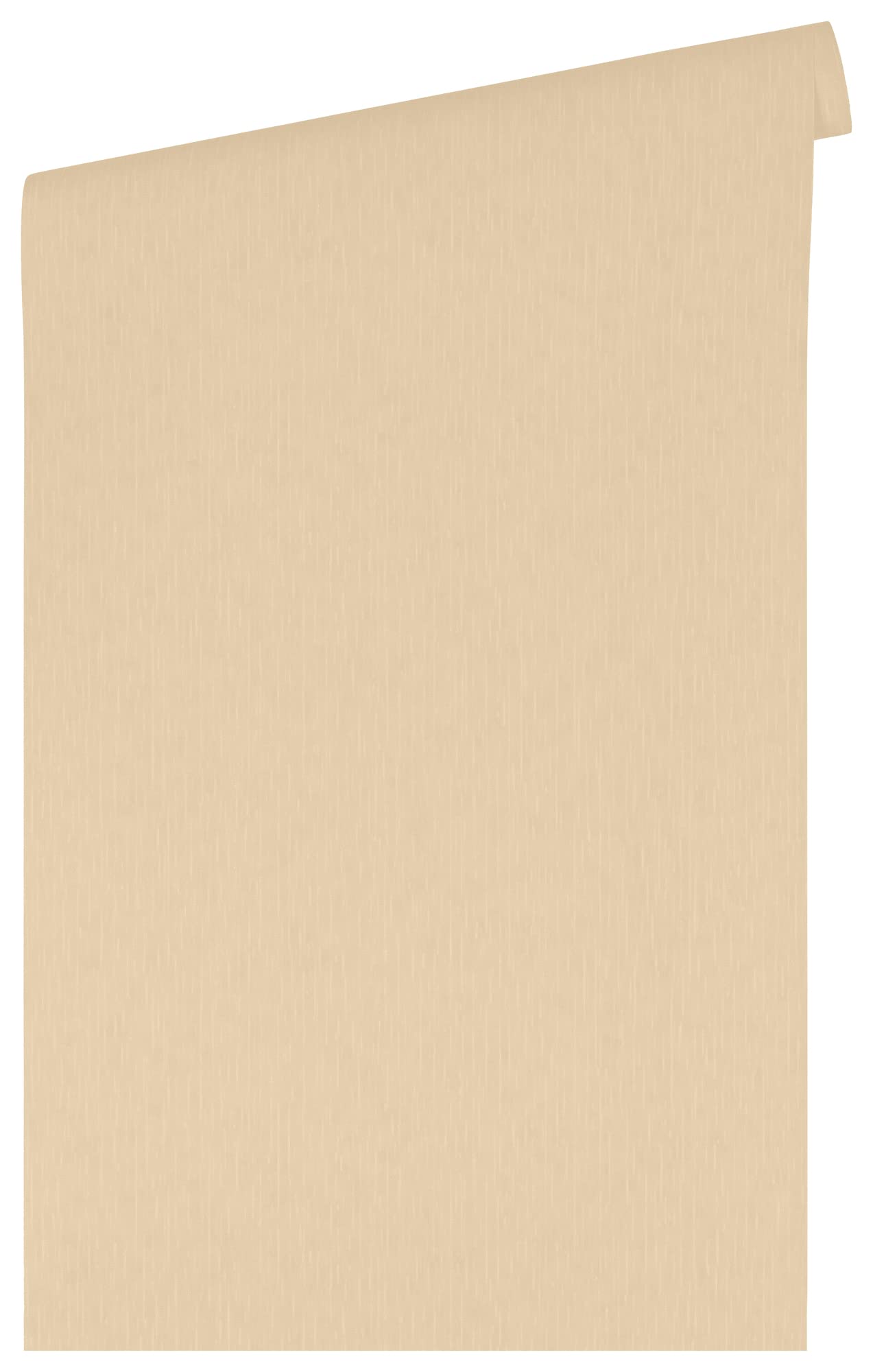 A.S. Création Uni-Vliestapete mit feiner Struktur – Beige – 10,05 x 0,53 m | Einfarbig & vielseitig kombinierbar – matte Wandtapete, ansatzfrei & spurlos abziehbar – für Wohn-, Schlaf- & Arbeitszimmer