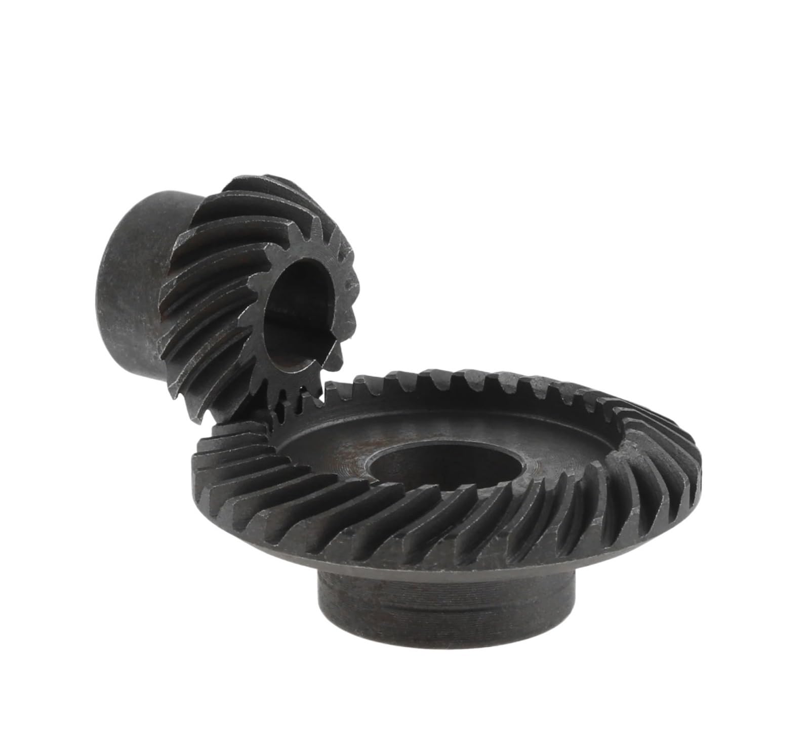 Bevel Gear Pinion Hardware Mechanical 2pcs Teeth 32/15 Metal Angle Grinder Ring Gear Pinion Gear Set for 125 Bevel Gear Angle Grinder Polishing Machine Accessories