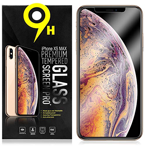 APPLE iPhone XS tanque Max Cristal protector de pantalla 9H Dureza, anti arañazos, anti de aceite, carcasa anti burbujas, freundllich, 2.5d borde redondo Cover