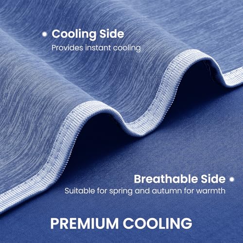 Image of Topcee Cooling Blanket Queen Size 90 inchx90 inch for Hot Sleepers Summer Blanket