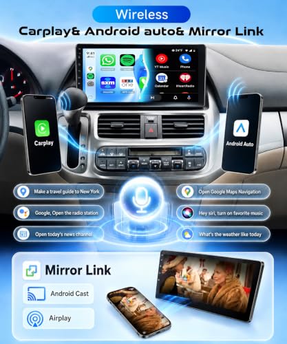 Image of 8 CORE 6G+128G Android 15 Car Radio Stereo for Honda Odyssey 2005-2010