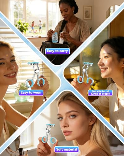 Image of 2026 Upgraded Contact Lens Applicator Tool【3-Step Easy Wear】【3.0 Precision Alloy & Natural Silicone】0 Shift, Ultra-Smooth Lens Insertion Removal Kit for Home Travel Use (Blue)