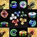 FIGROL LED Light Spinner, Light Fidget Finger Toy Hand Spinner -Stress Reduction and Anxiety Relief Hand Spinner for Children