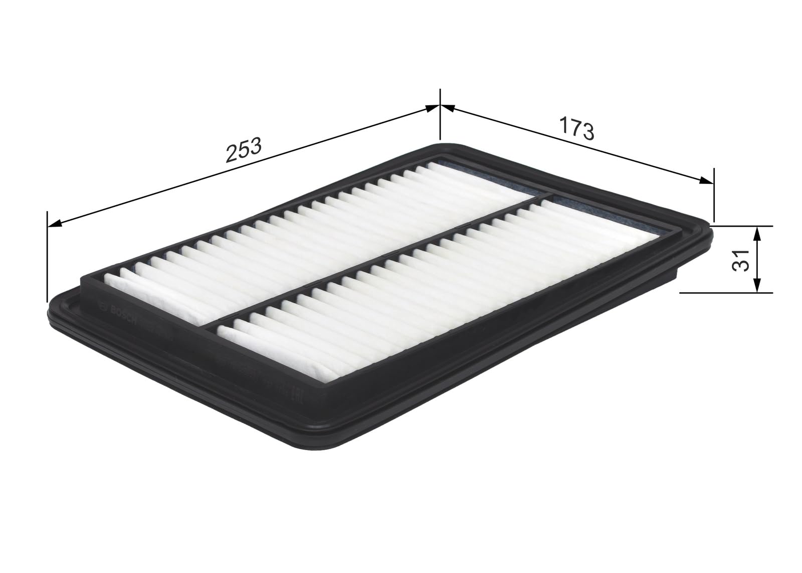 Bosch Automotive Luftfilter S0525 - Originalqualität Für Auto