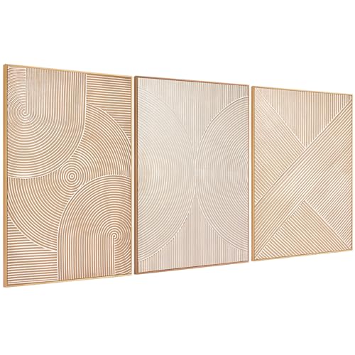 Zessonic Large Textured 3D Wall Art