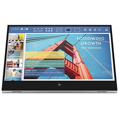 Image of HP E14 G4 14 inch Class Full HD LCD Portable Monitor - 16:9 - Silver - 14 inch Viewable - in-Plane Switching (IPS) Technology - 1920 x 1080-400 Nit - 5 msGTG (OD) - 60 Hz Refresh Rate - USB Hub