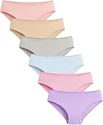 Calcinha Infantil Lisa Kit 6 Peças Premium DCP Kids