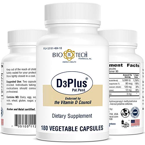 Bio-Tech Pharmacal D3 Plus (180 Count)