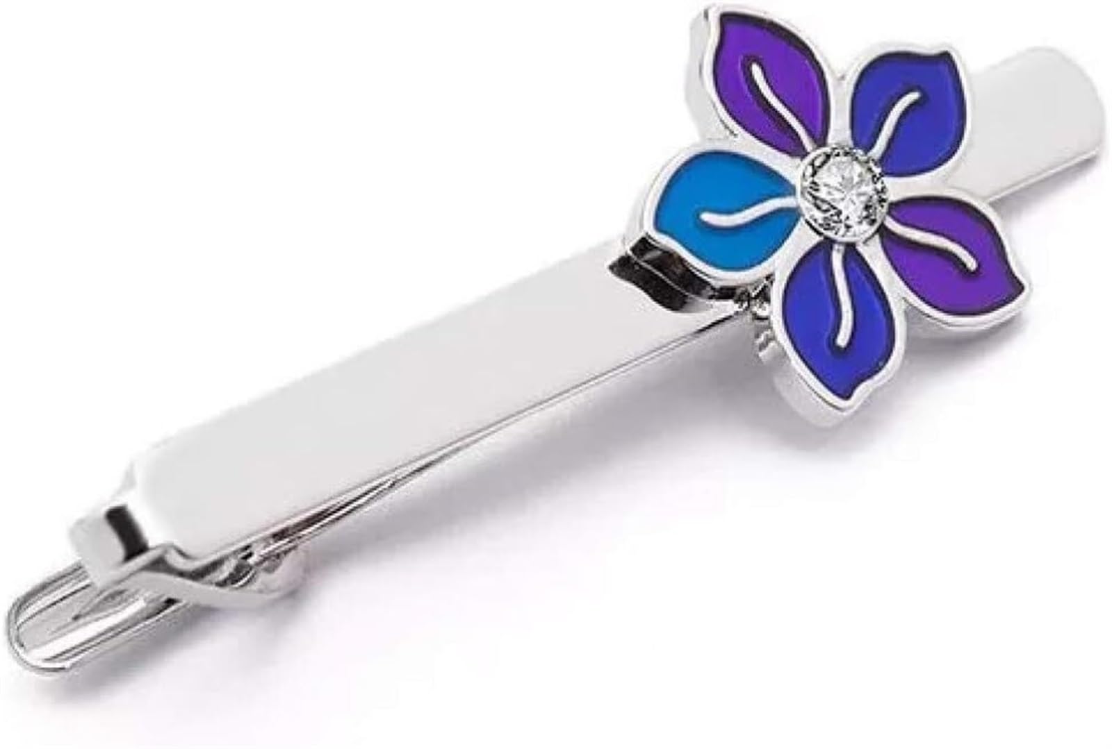 Krawattenklammer für Männer， Krawattenklammern for Männer, Blumen-Krawattenklammer for Männer, Manschettenknöpfe-Set