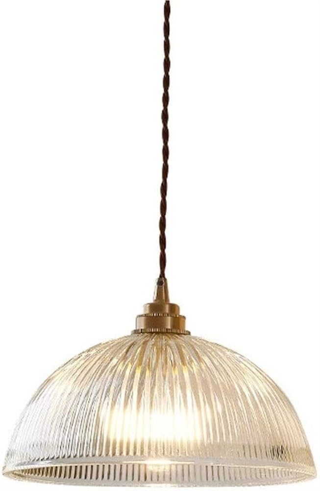 Suspension boule en verre luminaire industriel pour cuisine et bar