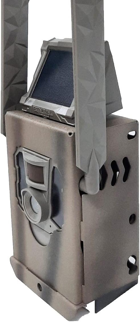 Theft-Deterrent Powder-Coated Heavy Duty Protective Waterproof Steel Security Lock Box Compatible with Tactacam Reveal SK Trail Camera Only (99920)