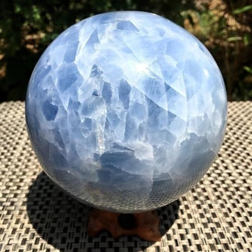 Sphère en célestine bleue sélection de quartz ornemental - 5