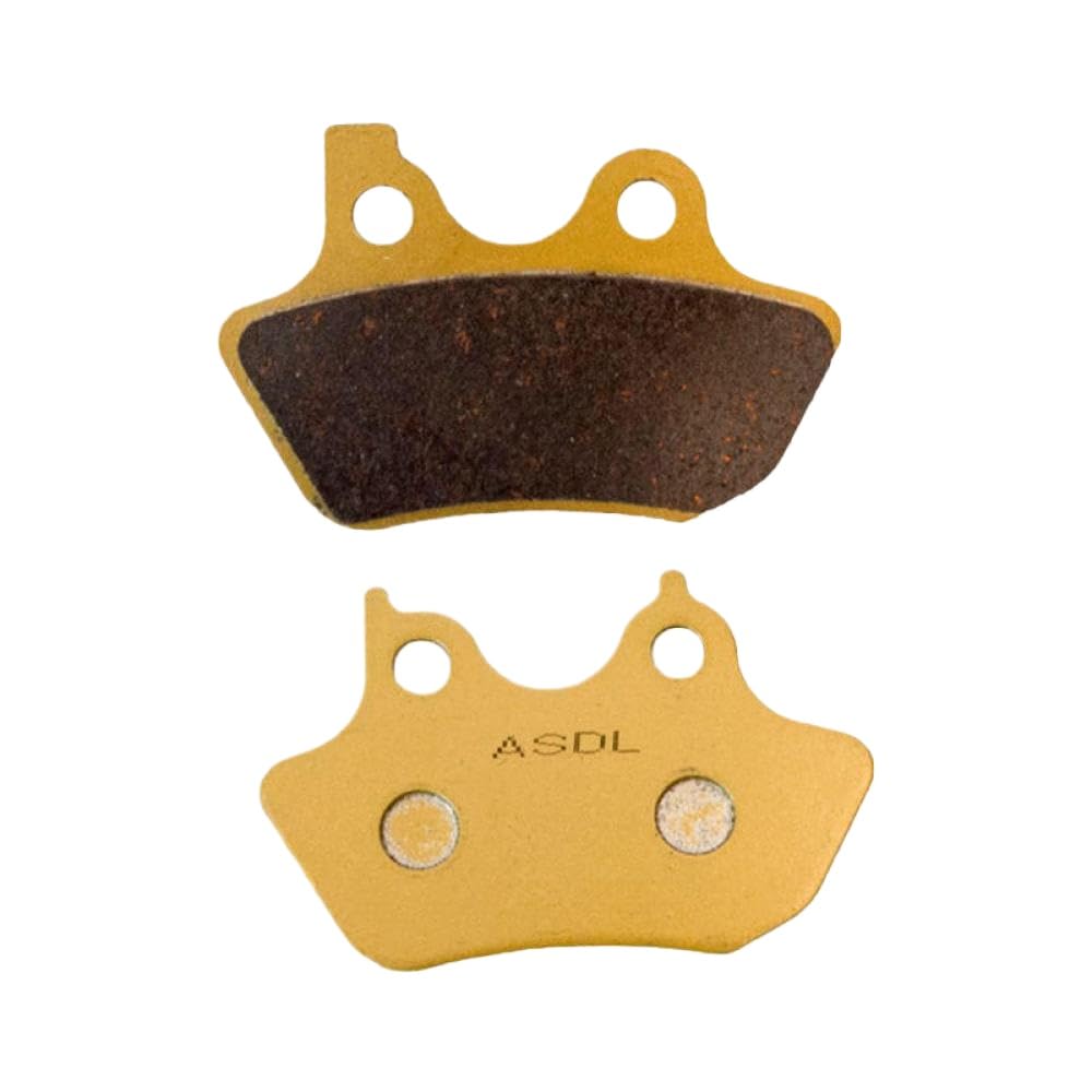 Poussinets de Frein définis à l'avant et à l'arrière compatibles avec FXSTC Custom Touring Flhtc flhtci Electra Classic Models s'adapte aux vélos sélectionnés(1pair Ceramic)