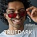 TrueDark by Dave Asprey | Twilights Elite | Blue Light Glasses for Women & Men, Red Lenses Block 99% Blue, Green & Violet Light for Night Use