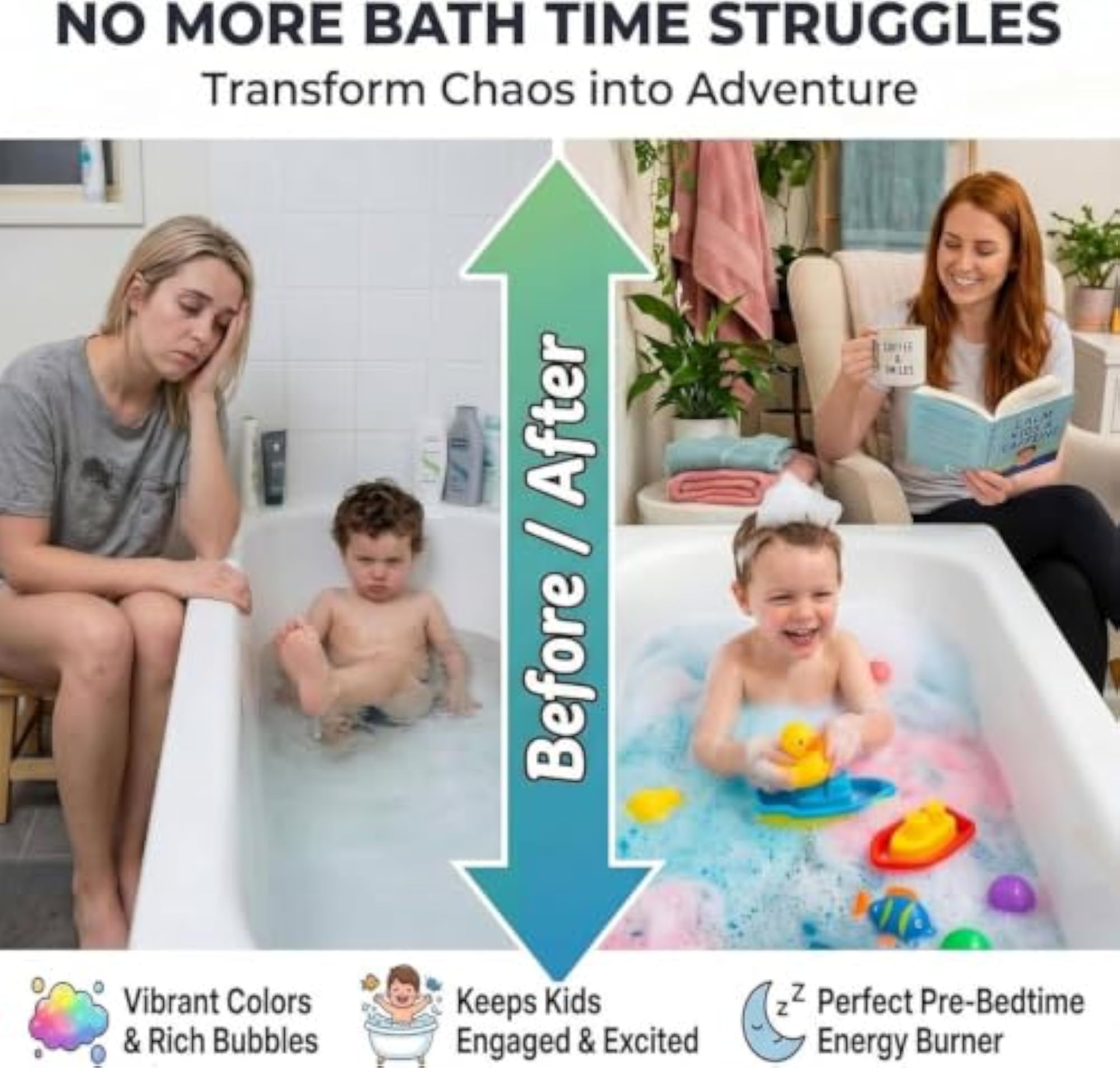 Kids Bath Bombs with Surprise Toys Inside, 12 Pack