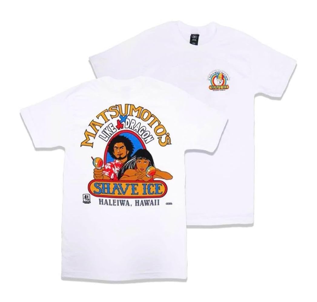 牛沢 龍が如くコラボ Tシャツ Mサイズ 白 龍が如く』×『牛沢』コラボTシャツ 白 | 『龍が如く×牛沢