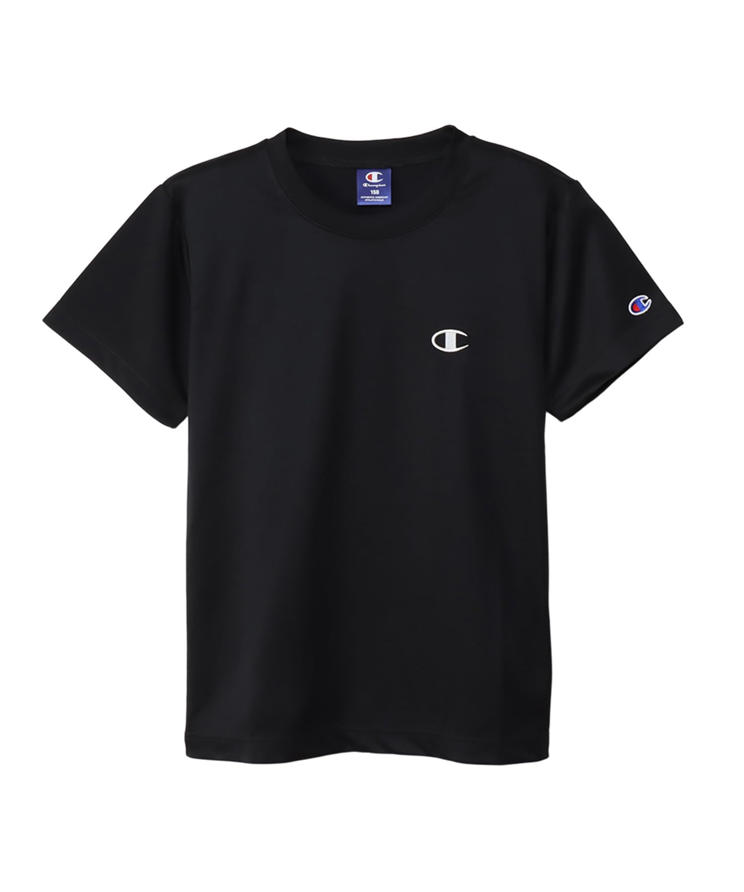 Champion(チャンピオン) Tシャツ キッズ 半袖 丸首 吸水速乾 ワンポイントロゴ ショートスリーブTシャツ ベージックスポーツCK-XS316ボーイズ