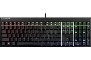 Quiet Cherry MX 2.0S Silent Red Gaming Keyboard