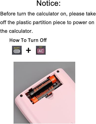 Miniatura 9 de Calculadoras científicas de escritorio, calculadoras científicas para estudiantes, calculadora científica 240 funciones 2 línea 10+2 dígitos,