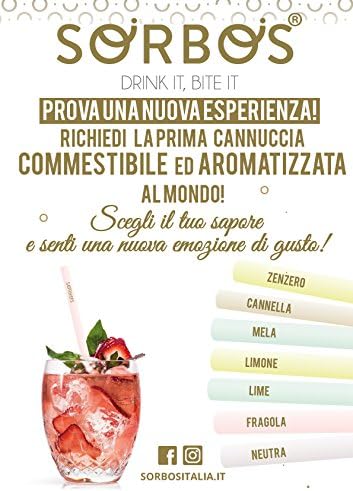 Sorbos Edible Straws 50 Straws (Canella)
