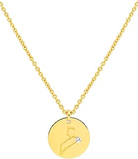 Maria Pascual Leo Collar - baño de Oro de 18/24 Quilates de la máxima Calidad