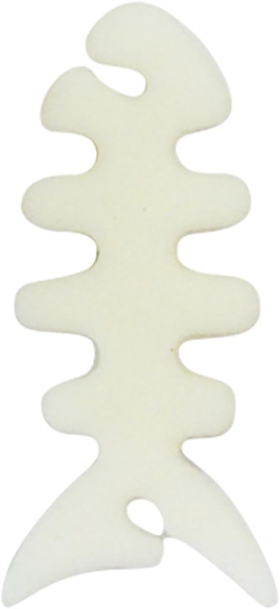 Fish Bone Earphone Cable Winder (Pack of 2, White)