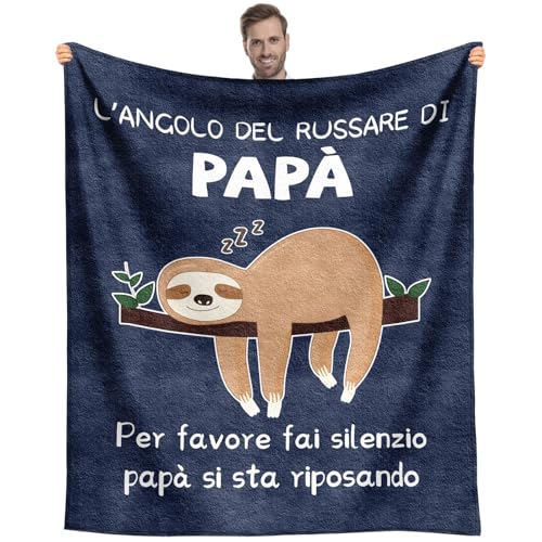 Utilizzo Versatile nella Vita Quotidiana : Che sia per guardare la TV, leggere, grigliare in giardino, campeggiare o rilassarsi dopo il lavoro – questa coperta è un fedele compagno. Ideale per interno ed esterno, come accessorio pratico o compagno quotidiano. Un regali papa che sta sempre bene!