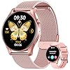 Smartwatch for Women Fitness Watch: 1.43″ Amoled Touchscreen Smart Watch Answer/Make Call with Heart Rate Blood Pressure Sleep Monitor 100+ Sports Modes Fitness Tracker IP67 Waterproof for Android iOS