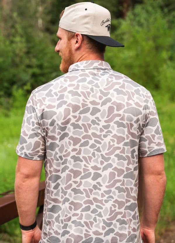 Performance Button Up - Retro Duck Camo2
