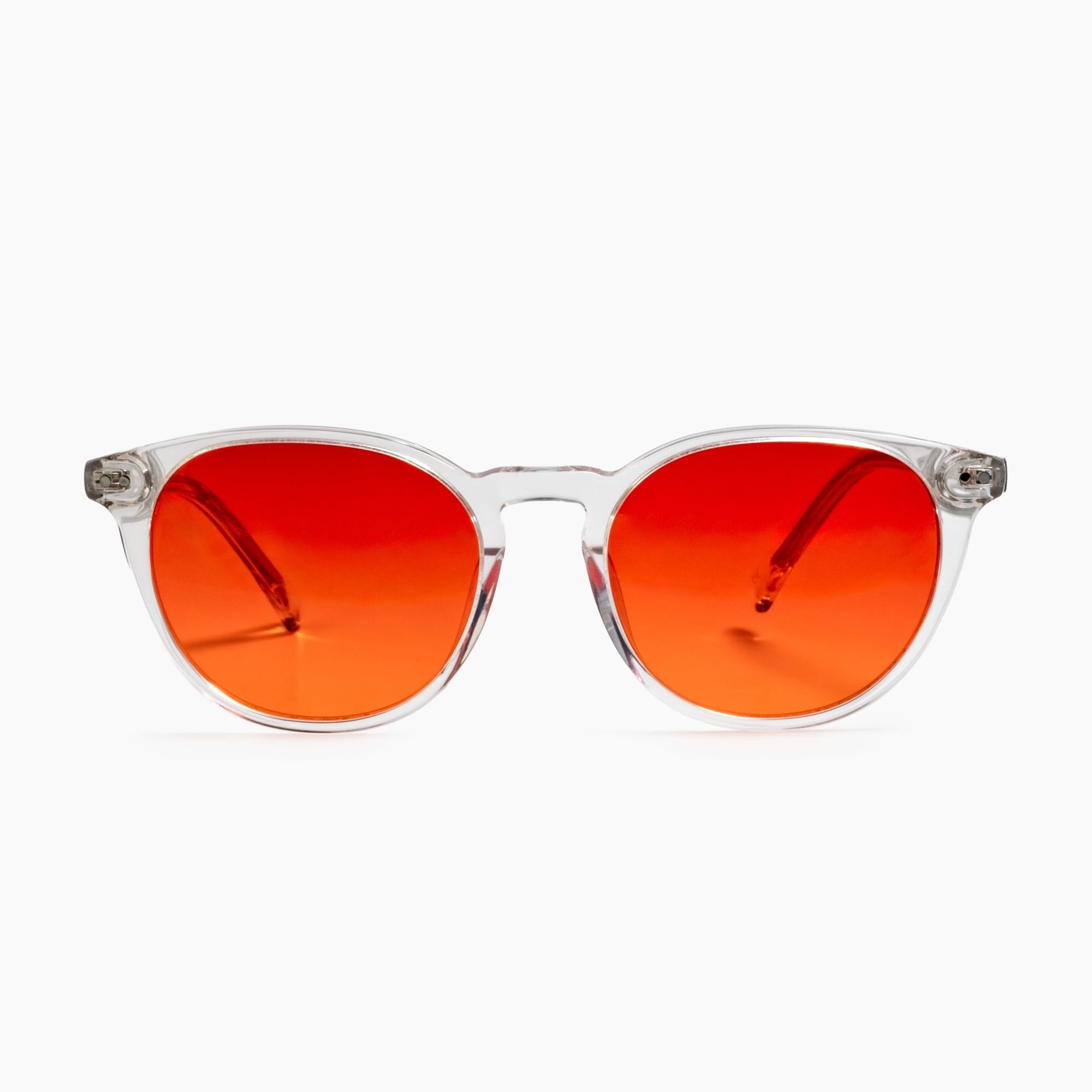 TrueDark by Dave Asprey | Sunsets Lucid | Blue Light Blocking Glasses for Women & Men, Gradient Red Yellow Lenses Block 99% of Blue Light for Evening Screen Time