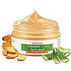 Turmeric Vitamin C Clay Mask,Mud Face Mask for Deep Cleansing, Clay Face Mask with Kaolin/Vitamin C+E/Aloe Vera/Honey Extract - Face Mask Skin Care for Blackheads, Acne, Oil Control and Refining Pores
