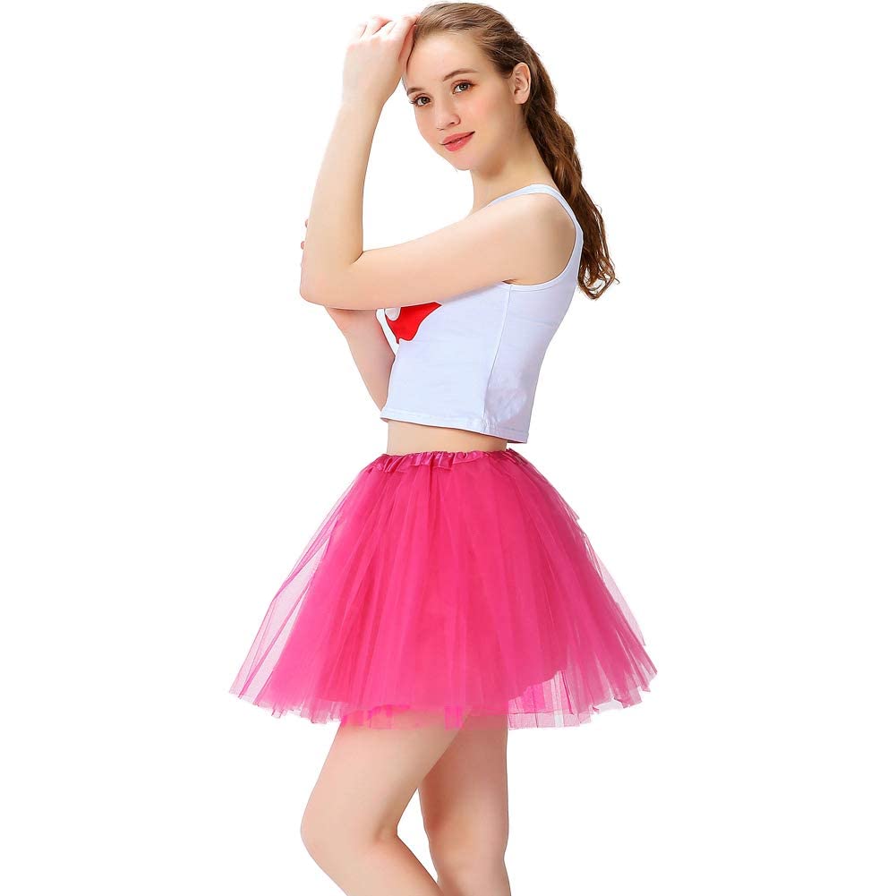 80er-Jahre-Kostüm Für Mädchen – Set Mit Tutu, Netzhandschuhen, Halskette & Ohrringen