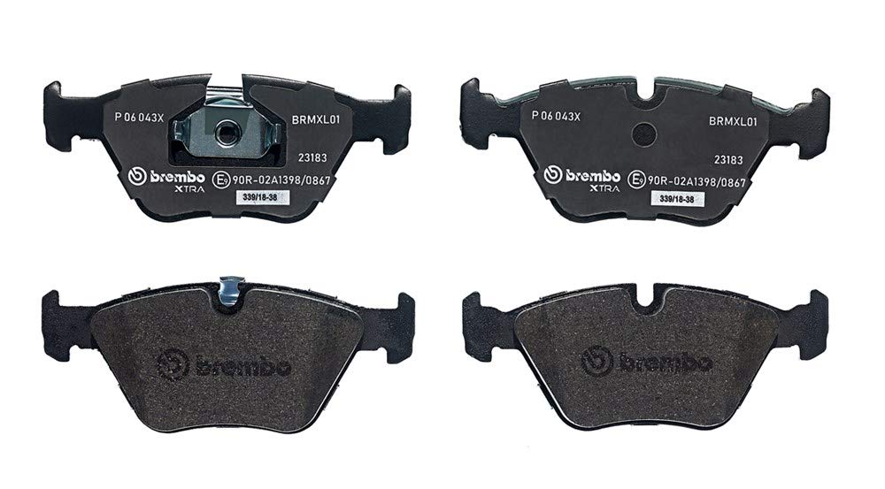 Brake pad set, disc brake brake Xtra Line Brembo front P 06 043X brake pad set brake system