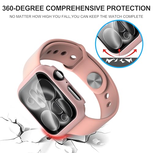 Coque Apple Watch 11 42mm Diruite avec verre trempé rigide PC mat - 6