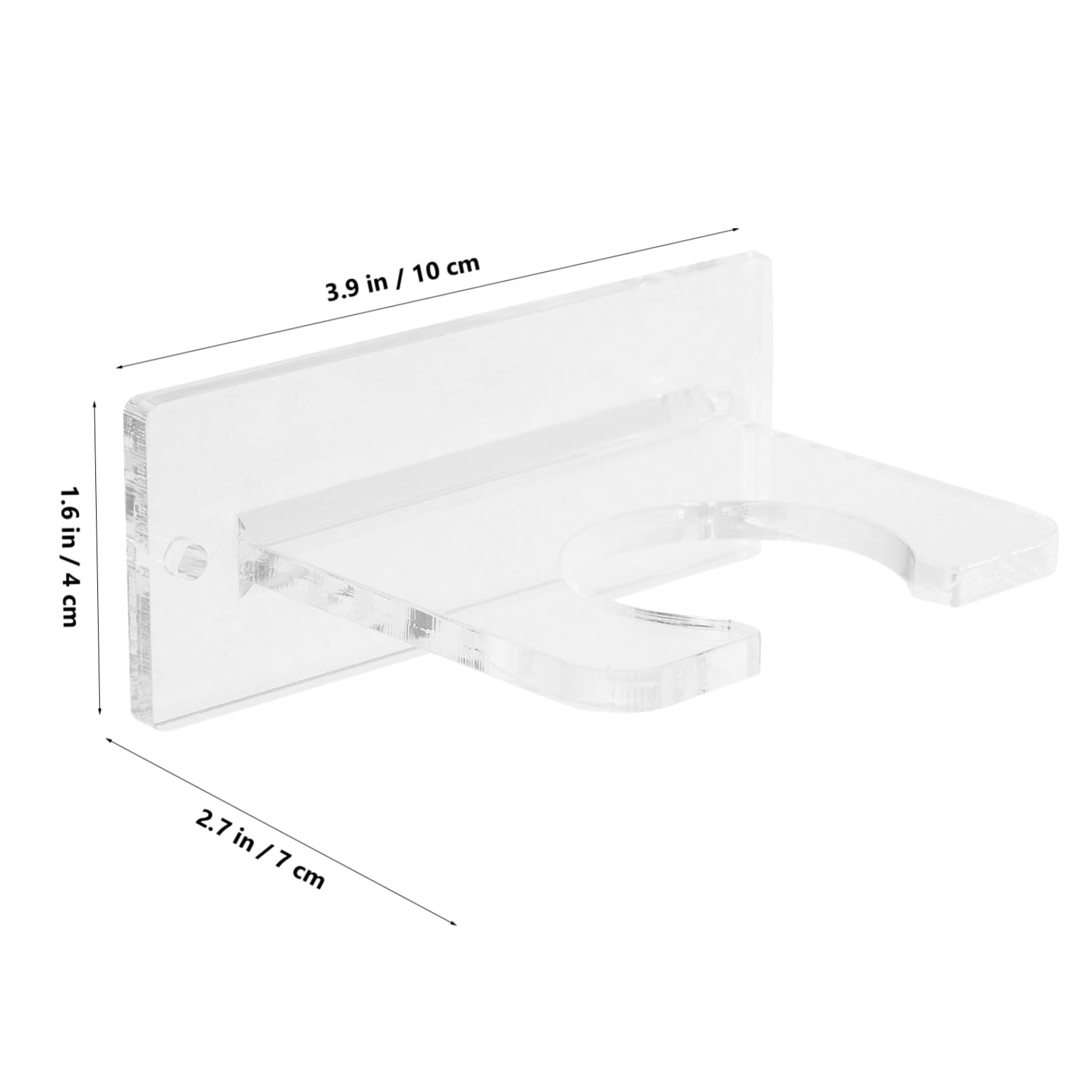 Toddmomy Baseball Display Stand Vertical Bat Holder Rack Acrylic Bat Display Hanger Easy to