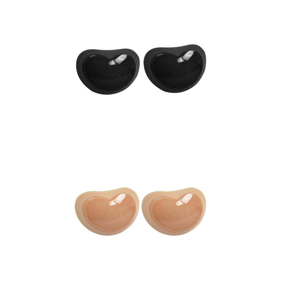 Self-adhesive Silicone Bra Insert Pads Push Up Breast Enhancers 2 Pairs-image-45