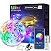 Produktbild WiFi LED Strip 10M Wasserdicht IP65,Rilitor Outdoor LED Band Schlafzimme 5050 RGB Streips,mit Tasten Fernbedienung Lichter Musiksync APP-Steuerung Kompatibel mit Alexa, Siri, Echo und Google Home