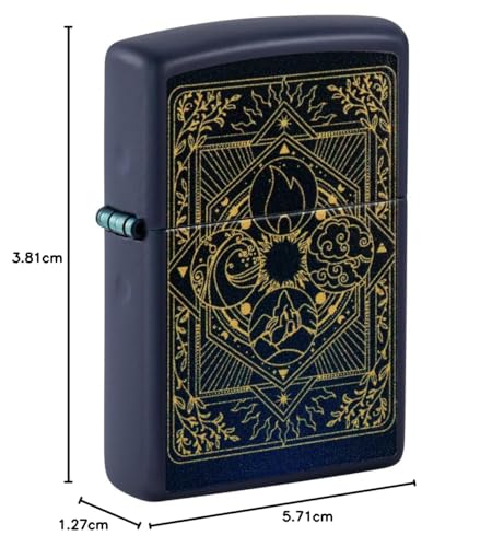 Encendedor Zippo a prueba de viento recargable con diseño Elements 7