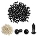 100x Plastic Animal Bear Doll Safety Screw Eyes with Safty Back Pad TOY Fingding Craft DIY 6 Mm NEW