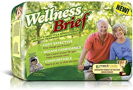 Wellness Briefs Original, w/ NASA Technology, Medium, Case/60 (3/20s)