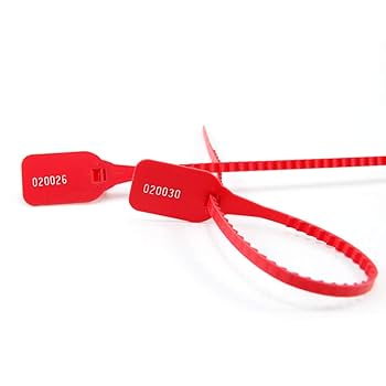 Amazon.co.jp: プラスチックラベルタイ、100個の番号付き結束